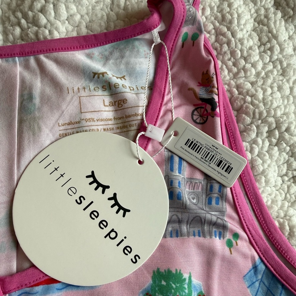 NWT Little Sleepies Weekend in Paris Women's Nightgown - Picture 2 of 3